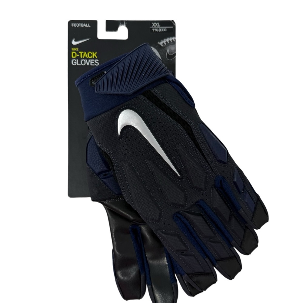 Nike D-Tack Football Gloves Size Men’s XXL 2XL
Navy black NWT